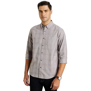 Business Casual Checked Regular Fit