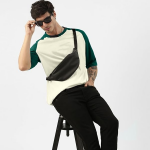 Pure Cotton Oversized Loose Baggy Fit Drop Shoulder Round Neck t shirt